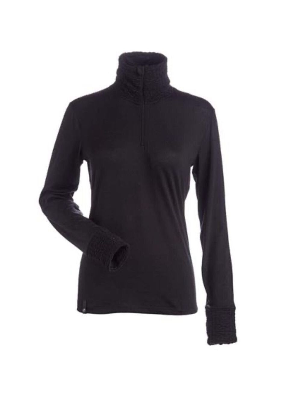 NILS ‘Holly’ Quarter Zip Ruched Turtleneck - Picture 4 of 13